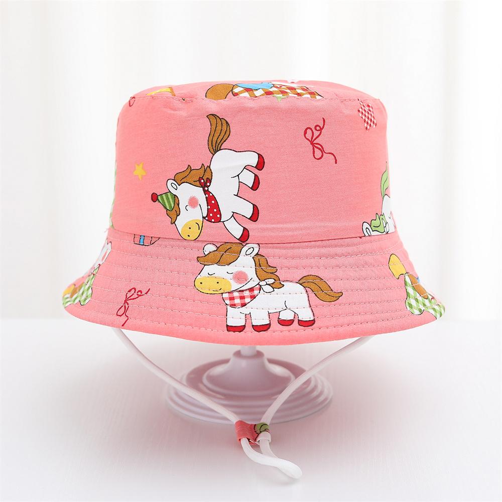 New Panama Summer Baby Sun Hat for Girls and Boys Cartoon Beach Sun Cap Fisherman's Hat for Kids Autumn Outdoor Baby Bucket Hat