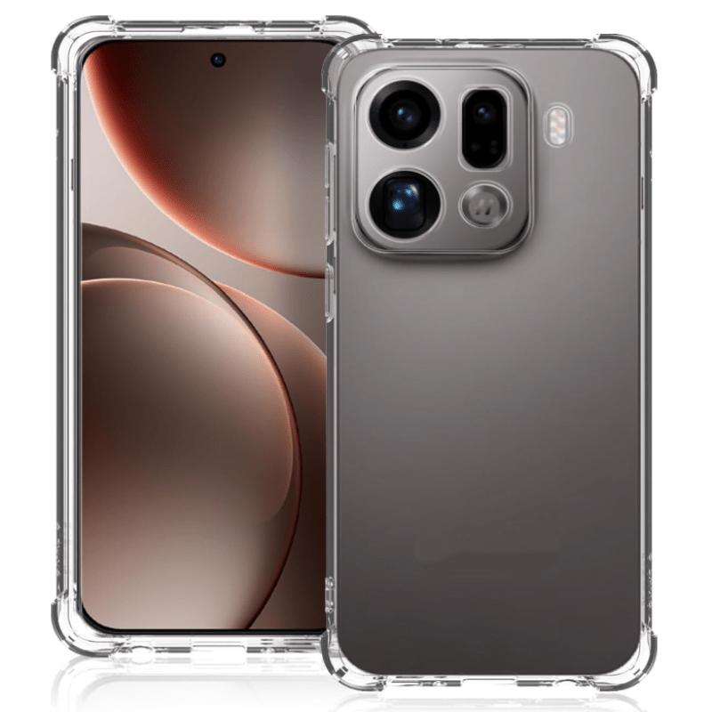 Case For OPPO Find X9 Pro X8 X7 X6 Pro OPPO Reno 14F 13F Protective Cover Four Corners Shockproof Bumper Coque Fundas