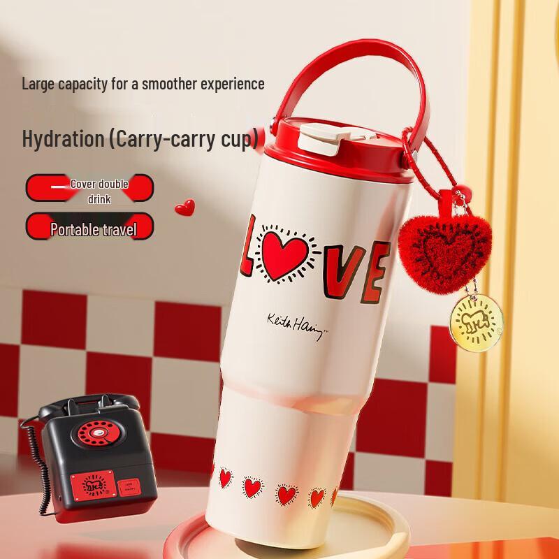 Gemi Keith Haring Series 820ml Insulated Tata Cup