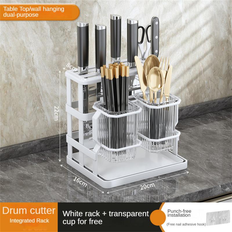 Kitchen Cutlery Organizer Multi-functional Kitchen Counter Storage Chopsticks Tableware Holder Basket Sponge Holder For Kitchen
