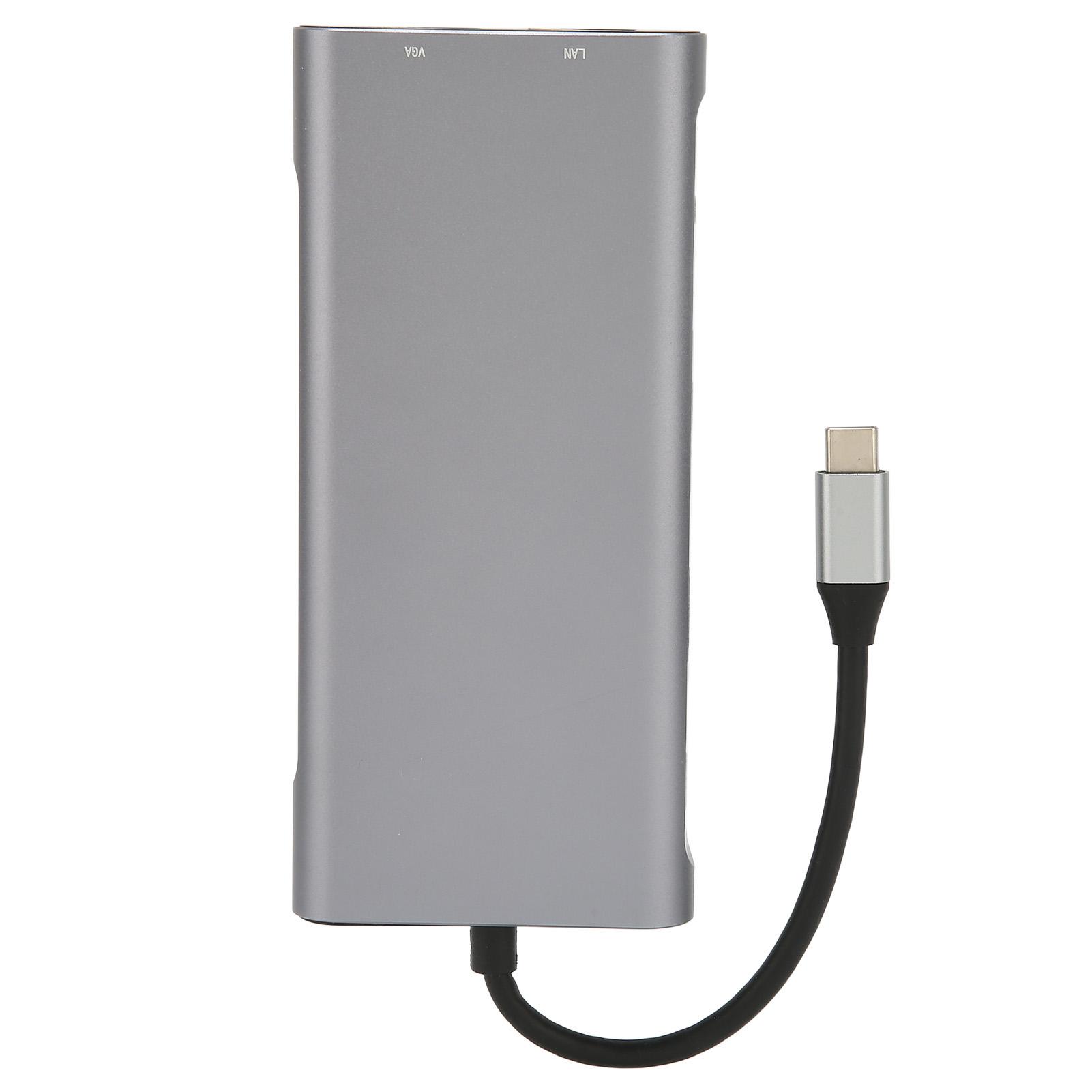 

Тип C концентратор 4K высокой четкости 5 Гбит/с передача PD зарядка алюминиевый сплав тип C док-станция