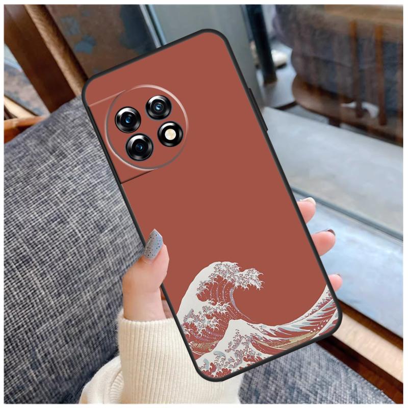 The Great Wave Off Kanagawa Case For OnePlus 13R 13s 12R 10T 13 12 11 10 9 Pro Nord 5 CE 2 3 4 Lite N10 N20 N30 Coque
