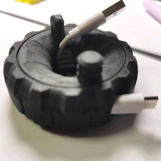 Halka Şeklinde Kablo Düzenleyici Kulaklık ve Şarj Kablosu Sarıcı Taşınabilir Kablo Yönetimi Ev Ofis Seyahat İçin