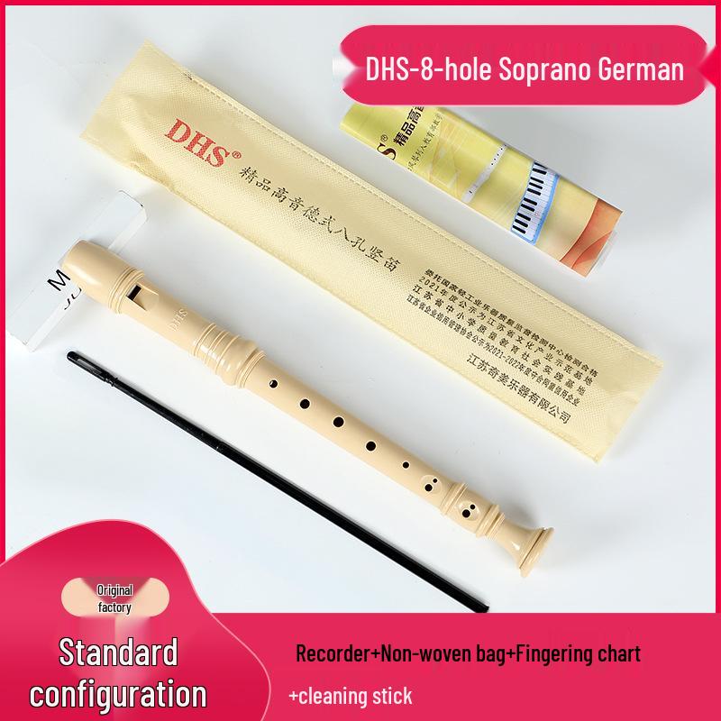 Блокфлейта сопрано немецкой системы Chimei с 6/8 отверстиями для начинающих (Клавиша C)