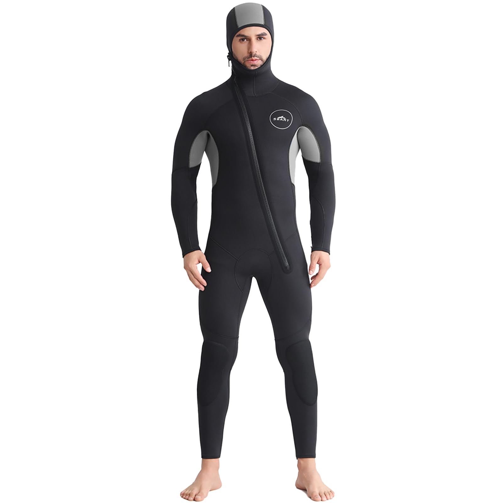 

Гидрокостюм MORGEN SKY Цельный 5мм 7мм Капюшон Неопрен Фронтальная молния Дайвинг Серфинг САП Рыбалка Каноэ Аю Таби Фридайвинг Подводная охота 1558