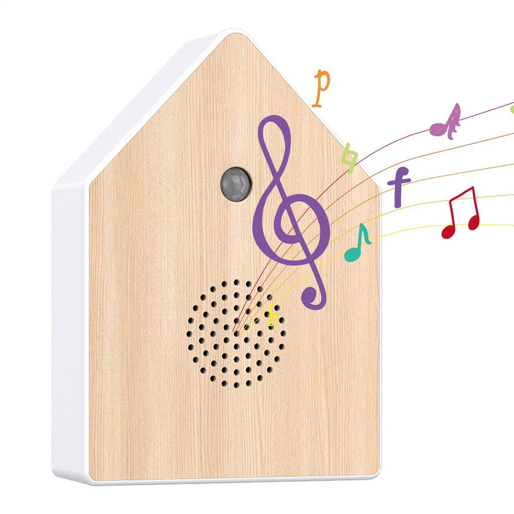 Bird Noise Maker Motion-Activated Chirping Bird Music Box Nature Voice Sleep Aid for Recreation Area Meditation Guest Room