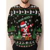 Merry Christmas Santa Claus 3d Print Graphic T-shirt Men Women Fashion Long Sleeve T-shirts Christmas Tree Tops Tees Gift New
