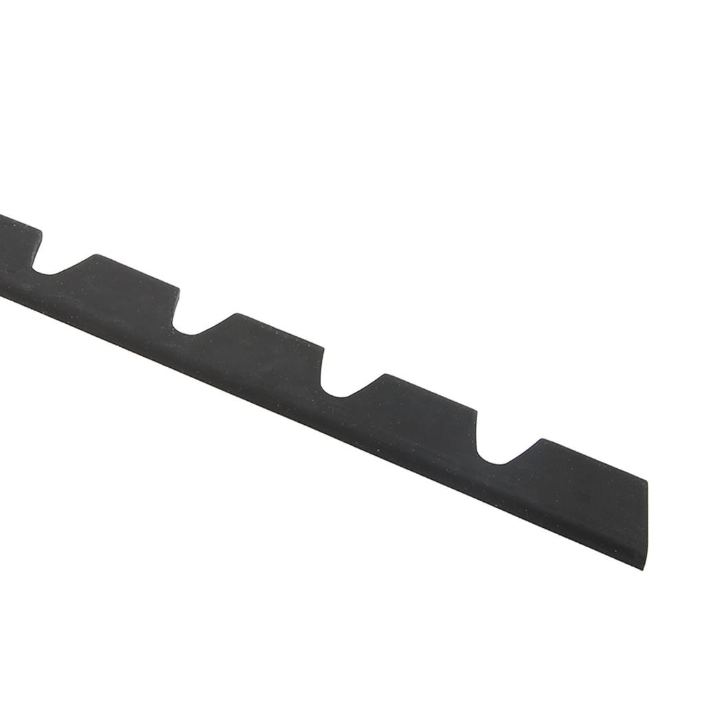 8pcs Front Bumper Scrape Guard Set Rubber Black Universal Bumper Anti Scratch Protector
