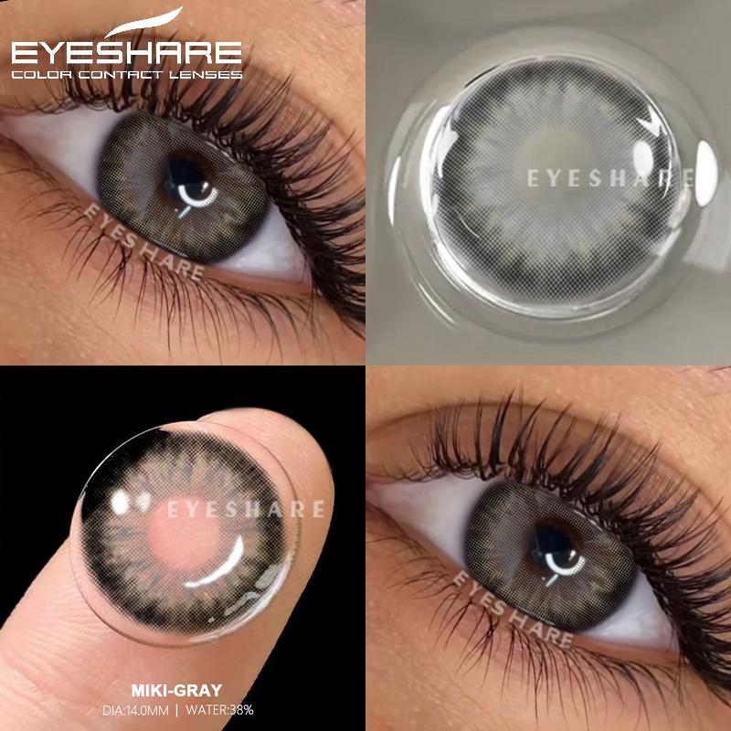 Fashion Gray Lenses 1 Pair Color Contact Lenses for Eyes Blue Eye Lenses Colorcon Brown Colored Lenses Green Contacts