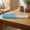 4 Pieces Acrylic Mahjong Tile Rack Open-Channel Contoured