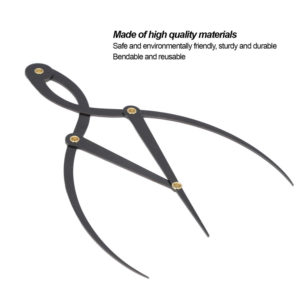 Linijka do brwi Wielofunkcyjna Stal nierdzewna 3-punktowa linijka pozycjonująca dla początkujących Artystów tatuażu