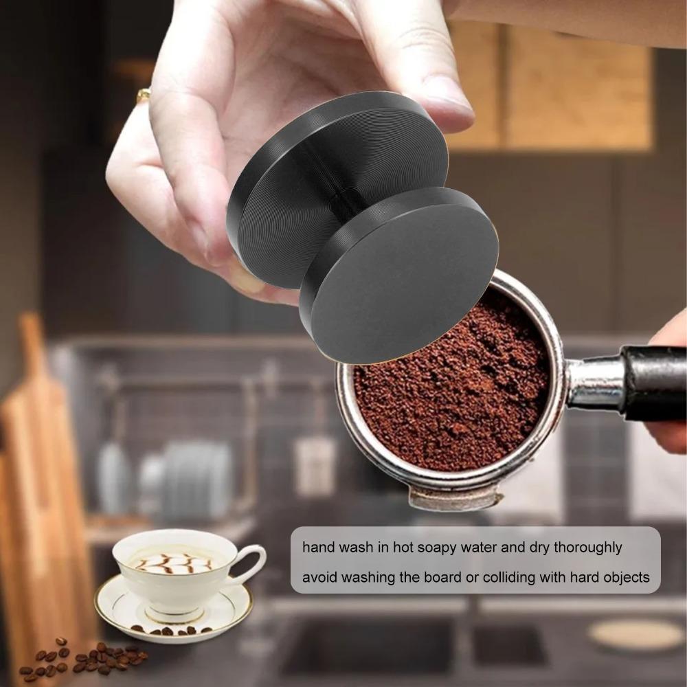 Dual Sided Double Head Tamper Aluminum Material Coffee Powder Hammer Coffee Preparation