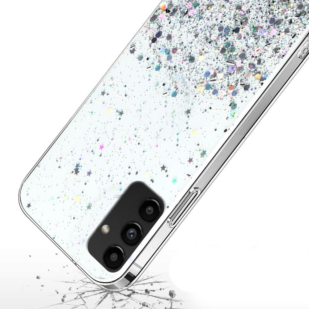 Case for Samsung Galaxy A04S / A13 5G, Glittery, transparent