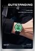 Oufannishi Waterproof Quartz Men's Watch with Luminous Dial, Rotating Bezel, and Calendar