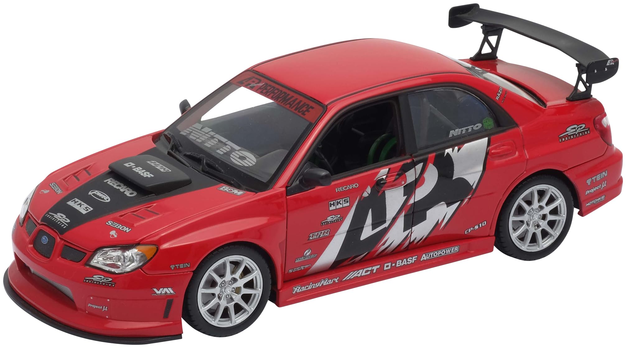 

Kyosho WELLY Масштаб Subaru Impreza WRX STI Версия APR Performance Красный Готовое изделие WE22487APR 1/24