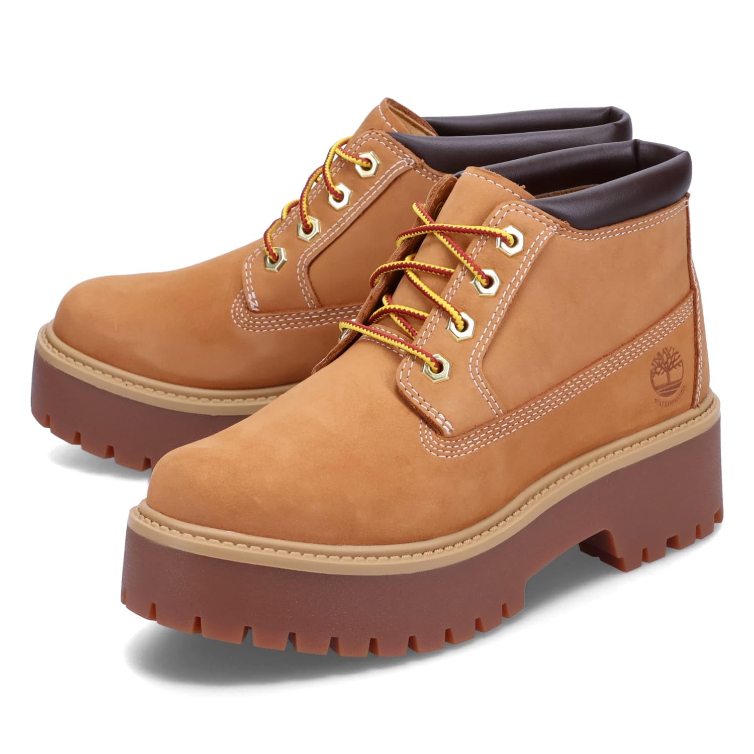

Ботинки Chukka Boots Premium Waterproof Platform PREMIUM WP PLATFORM CHUKKA A5RF9 Wheat cm [Timberland] Женские 24.0 коричневый