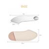Spatula Cosmetic Mixing Spatula Spatula Makeup Tool Stainless Steel Mini Concealer Foundation Cosmetic DIY Tool with Storage Sleeve (A)