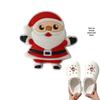 Detachable Christmas Shoe Buckle: PVC Flower Decoration for Hole Shoes