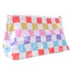 Travel Makeup Bag Large Capacity Travel Toiletry Bag Water Proof Glossy Transparent PVC Color Blocking S