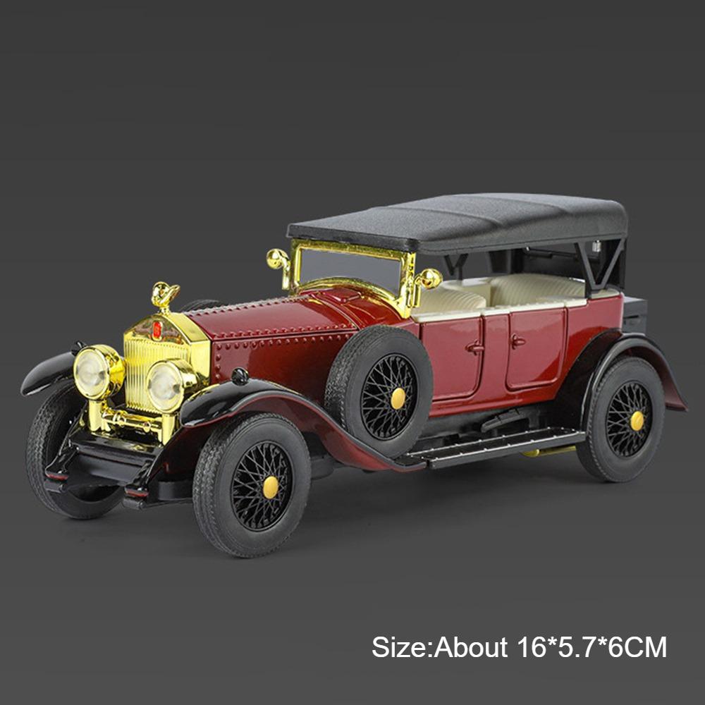 1:32 Scale Phantom I Rolls Royce 6x6 Car Model Toy Diecast Metal Off-Road Vehicle Shock Absorption Models Kids Hobby Presents
