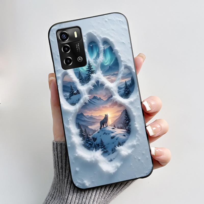 For ZTE Blade V40 Vita / V41 Smart Phone Case Luxury Cute Love Rabbit Funny Black Cover Shell Soft Silicone Protective Casing