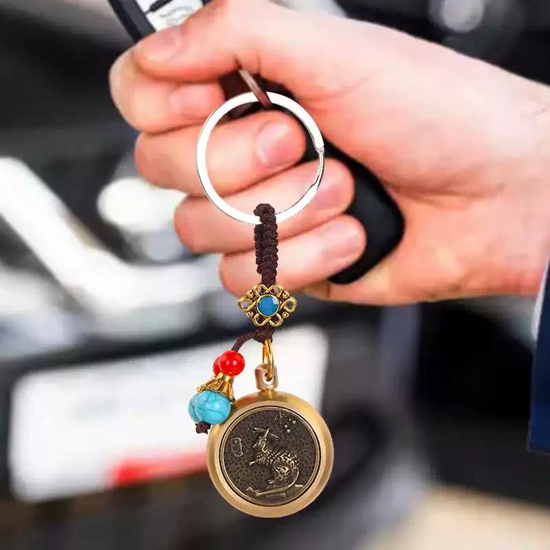 Horse Pendants Chinese Zodiac Keychain Vehicle Pendants 2026  Year Souvenir