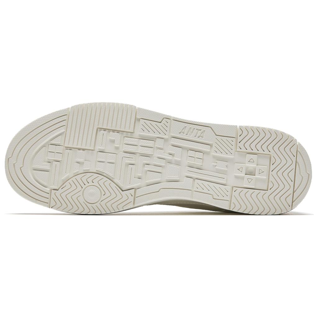 Anta Sports Casual Non-Slip Wear-Resistant Breathable Low-Top Skate Shoes Men Sneakers White 912518008-1