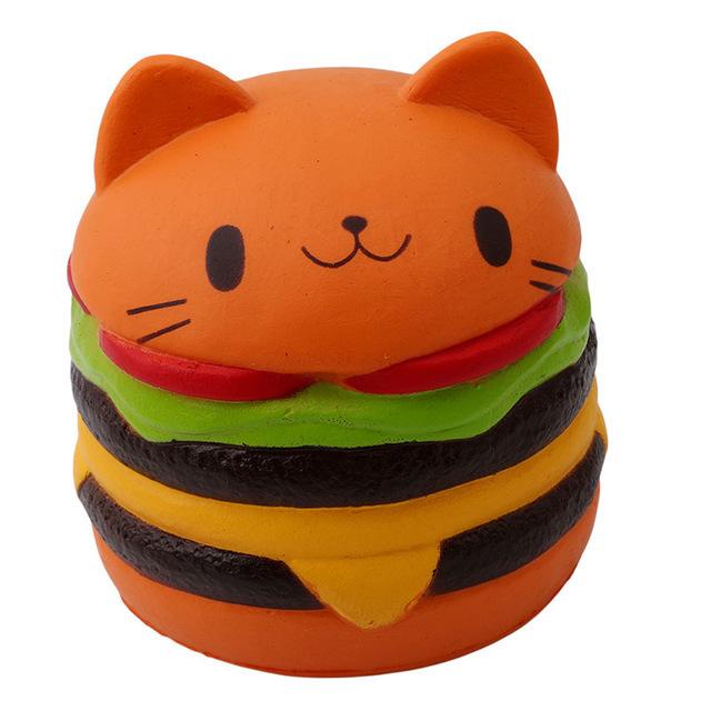 Jumbo Kawaii Squishy Toys Slow Rising Squeeze PU Popcorn Animals Anti Stress Relief Squishies Toy