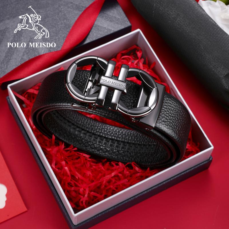 

Paul Messder Мужской ремень высокого класса из натуральной кожи с автоматической пряжкой 125cm