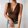 Neues Sommer Lässiges Temperament Slim Fit Sexy Weste T-Shirt Ärmellos Träger Vielseitiges Top Trägerlos Damen