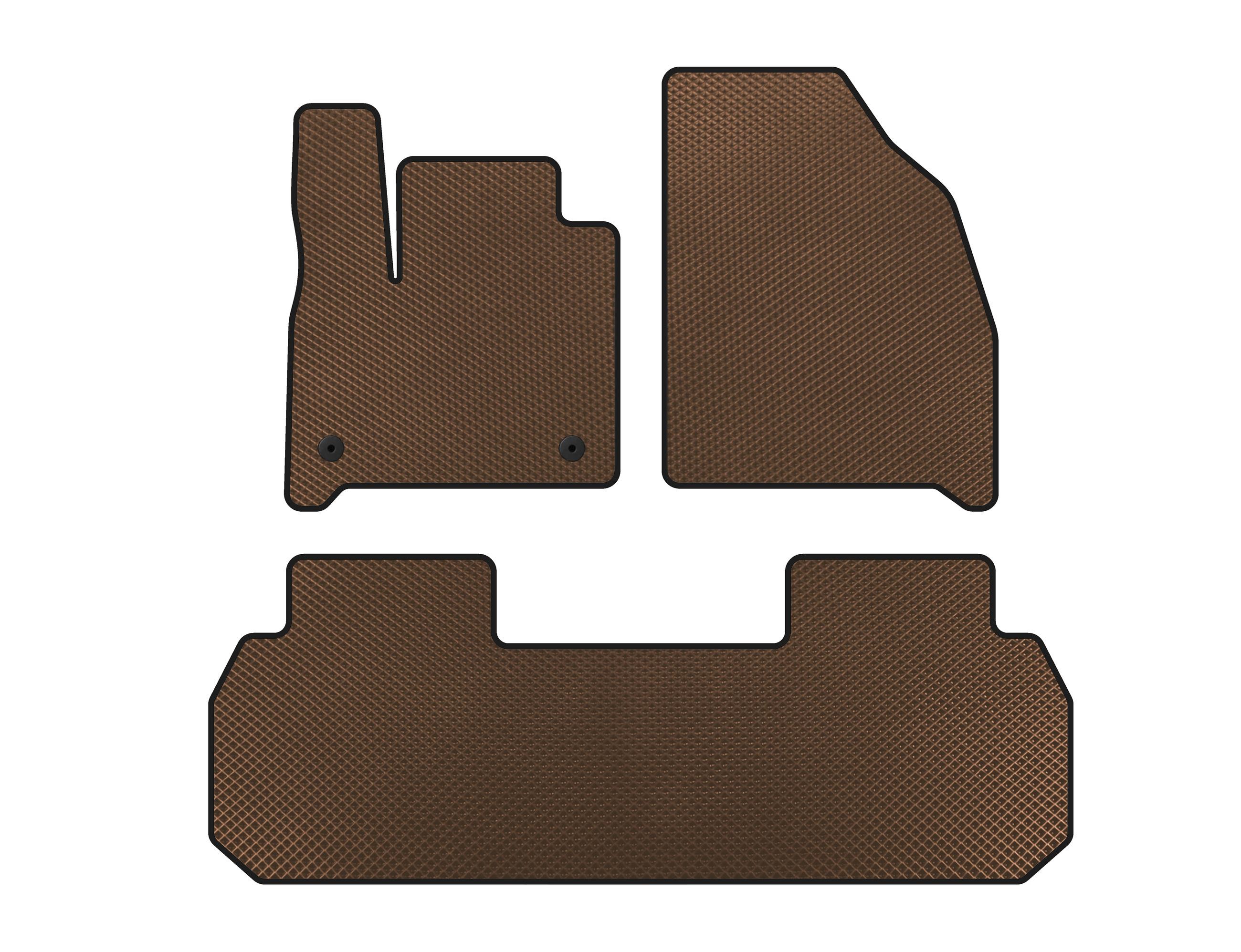 

EVA mats (2 tips, Brown) for Chevrolet Traverse 2017- гг