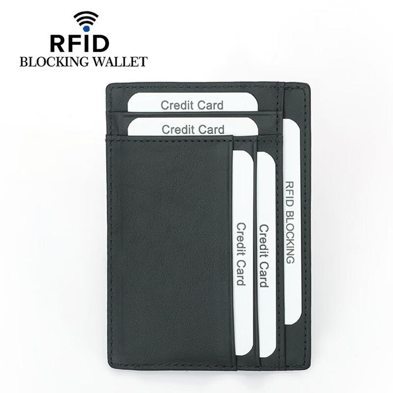 DAXTE Carbon Fiber Texture Card Holder Wallet