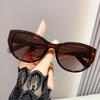 Women's Trendy Rhinestone Sunglasses with Elastic Temples and UV Protection - European & American Style for Kuaishou