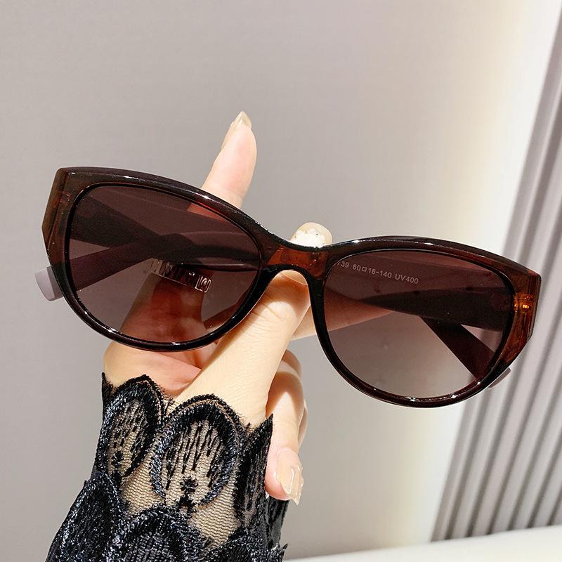 Women's Trendy Rhinestone Sunglasses with Elastic Temples and UV Protection - European & American Style for Kuaishou
