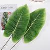 Artificial Green Canna Leaves with Stem, Tropical Faux Leaf Greenery Decor for Hawaiian Luau Jungle Beach Theme Party Decor