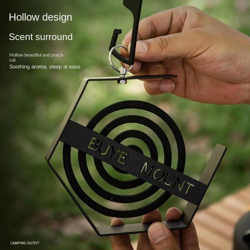 Outdoor Mosquito Coil Tray Camping Tools Tourist Hiking Mosquito Coil Holder Camping Supplies Hanging Mosquito Coil Holder