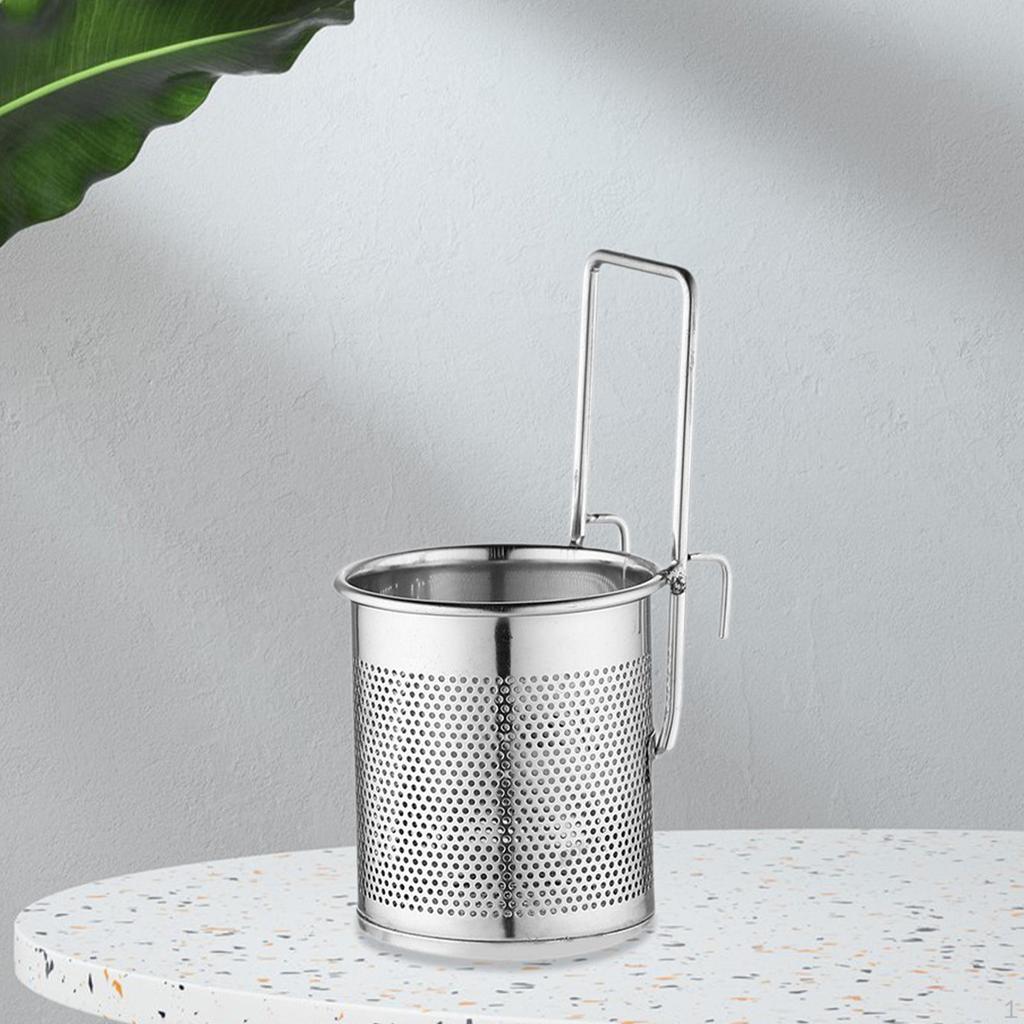 Deep Fry Basket Kitchen Colander with Handle Pasta Strainer for Hotel Dining Room