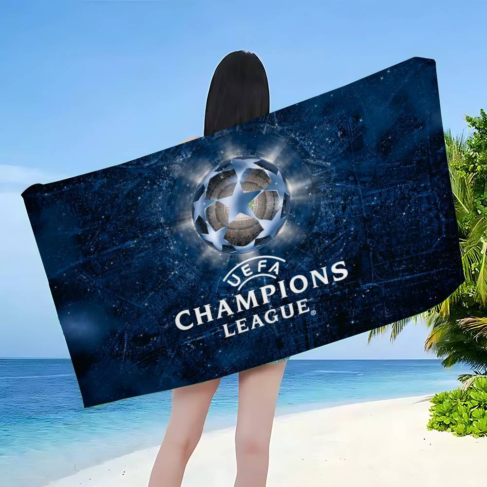 Fashion C-Champions Beach Towel Colorful Bath Towels for Girl Microfiber Quick Dry Sand Free Beach Yoga Spa Gym Pool