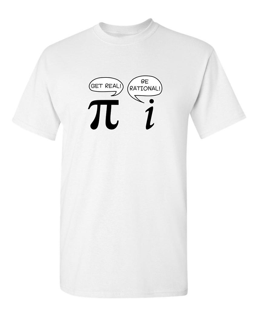 Buď realistický, buď racionální Pí Vtipné Matematický geek Sarkastické Pro dospělé Novinka Vtipné tričko