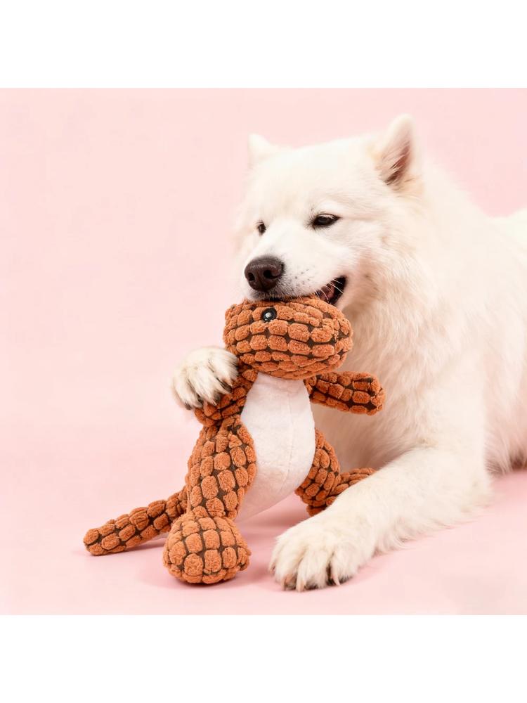 Pet Plush Dinosaur Toy Interactive Sound-Making Cat and Dog Chew Toys Bite Resistant Sound Making Doll Stuffed Material Dogs Cat