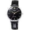 Casio LTP-VT01L-1B Quartz Women's Watch Black with Black Leather Band