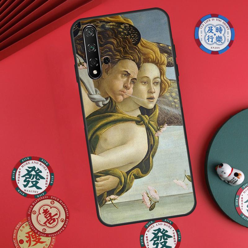 Art Paintings The Birth Of Venus For Huawei Nova 11i 8i 12i 12s 9 10 SE Y60 Y70 Y90 Y72 Y73 Y61 Y91 P60 Pro P30 P40 Lite Case