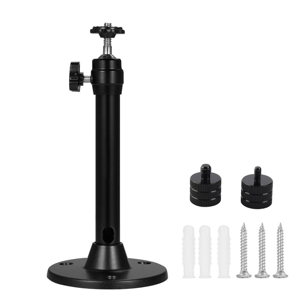 Small Ceiling Wall Projector Mount Stand with 3 Screw Adapters Compatible with Most Projector