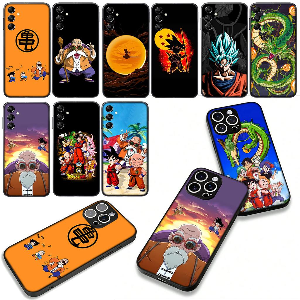 for Motorola Moto G04 G13 G14 G22 G23 G32 G34 G35 G82 G84 G53 G72 E14 E15 E13 Case Master Roshi Dragon Gokus Ball Kame Sennin