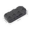 Organizzatore Contanti Ferro Inossidabile Dispenser Monete Euro ABS Nero Portamonete Scatola Universale Portatile per Monete Collezionisti di Monete