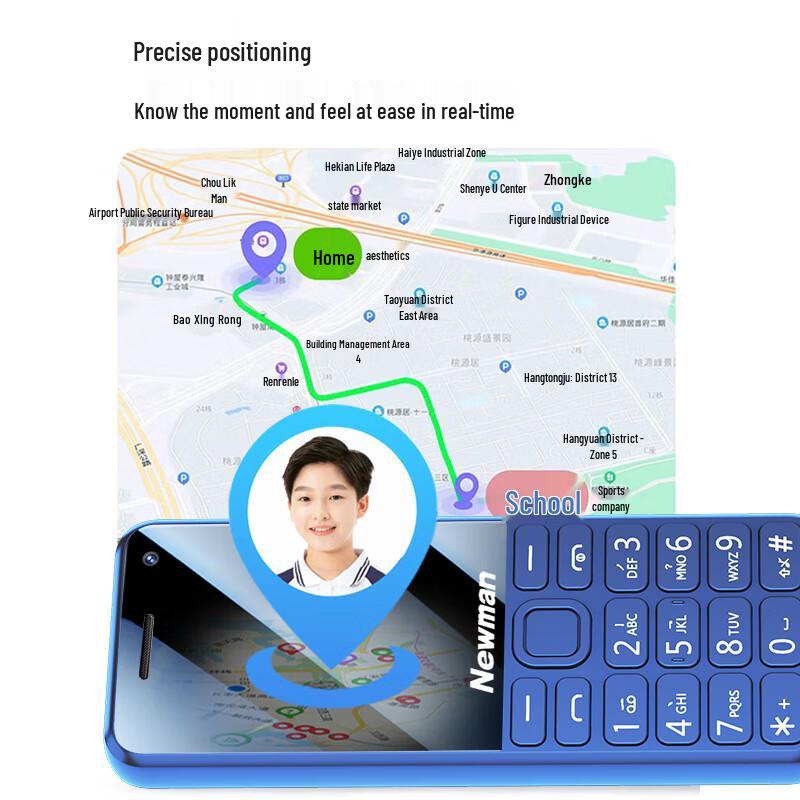 Newman N80 4G Feature Phone for Seniors & Students (CN Version)