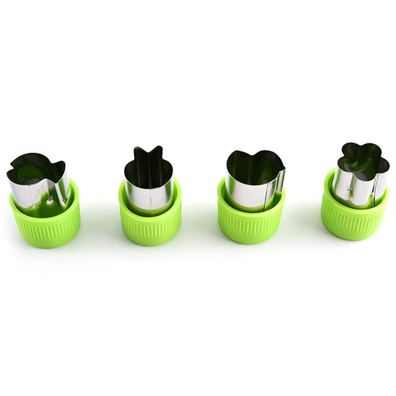 Stainless Steel Bow Tie Pasta, Wonton, and Dumpling Mold with Cartoon Fruit Shapes for Baby Food Supplement.