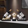 High End Light Luxury Red Wine Rack Decoration Wine Cabinet High-end Decoration Home Living Room Dining Cabinet Koi Creative