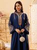 AB420 Middle East Women's Embroidered Cord Muslim Pullover Dress