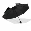 1 pièce Parapluie Automatique Robuste à 8 Baleines, Parapluie Vintage à Imprimé Vache, Imprimé Numérique, Parapluie Pliable pour Utilisation Extérieure en Déplacement